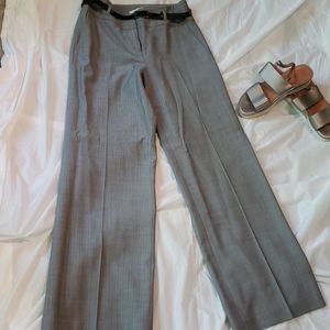 Anne Taylor Loft charcoal wide leg pants